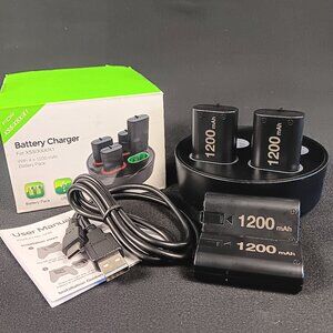 Battery Charger w/ 4 Batteries for XSS/XSX/X1 1200mAh